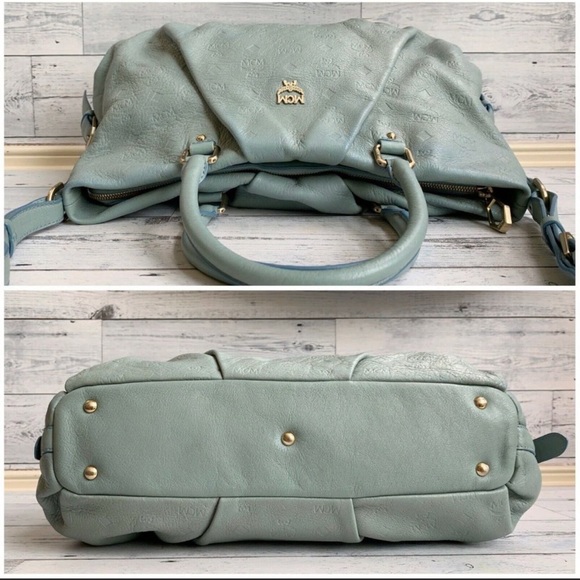 Authentic MCM 2-Way Embossed Shoulder/Handbag - Picture 6 of 14